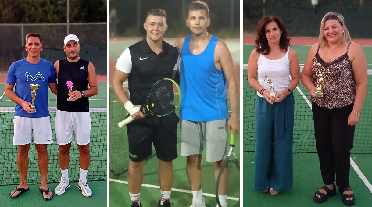 Μεγάλη συμμετοχή στο τουρνουά τένις στα αναβαθμισμένα γήπεδα στο Κουρί