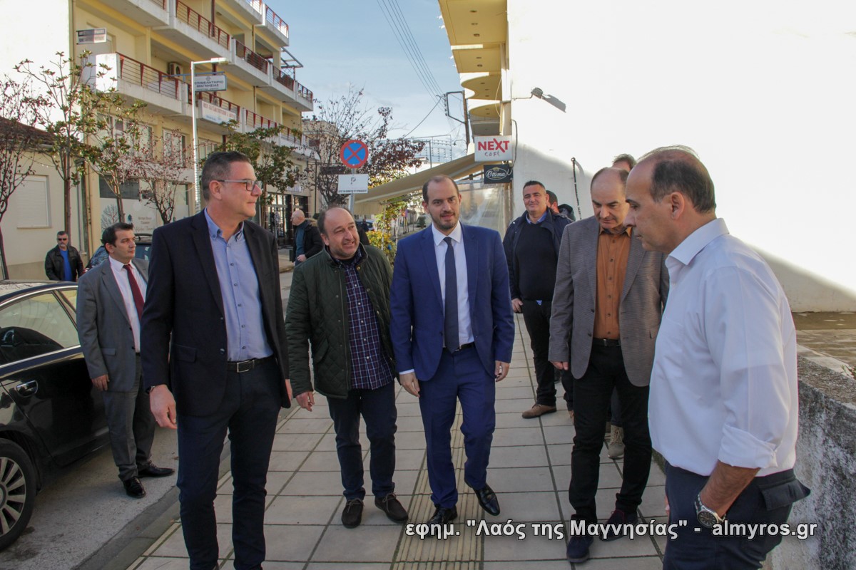 Επίσκεψη-Δηλώσεις Υφ. Δικαιοσύνης κ. Κώτσηρα στον Αλμυρό