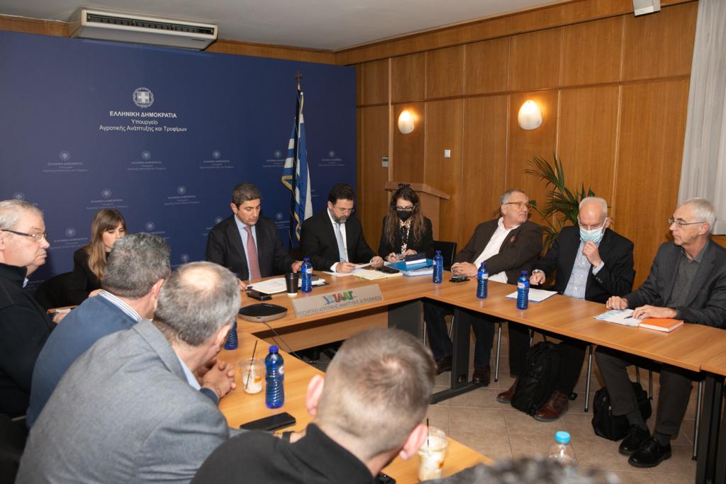 Διυπουργική σύσκεψη στο ΥΠΠΑΤ με τους φορείς της Θεσσαλίας
