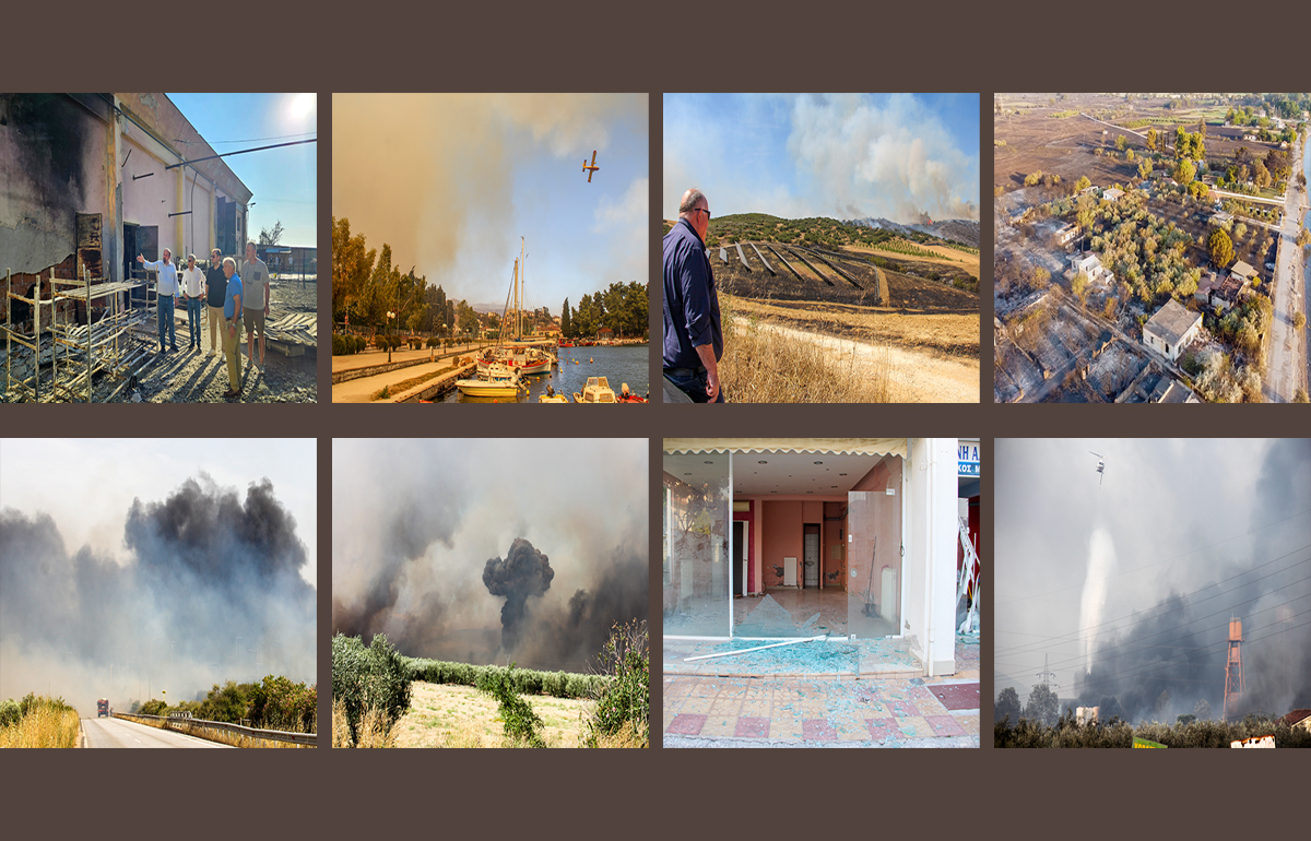Αναδρομή στα ρεπορτάζ και τις εικόνες της πύρινης λαίλαπας του Ιουλίου 2023 στη Μαγνησία