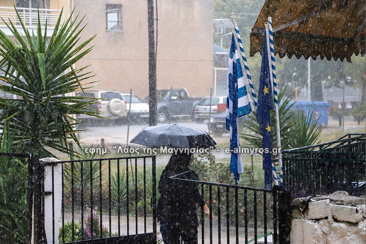 Επιδείνωση καιρού με ισχυρές τοπικές βροχές και καταιγίδες, ισχυρούς ανέμους και ενδεχόμενο χαλαζοπτώσεων