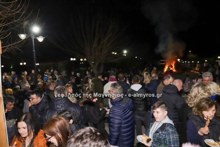 Φωτο-ρεπορτάζ από το “Άναμμα της φωτιάς” στον Πλάτανο