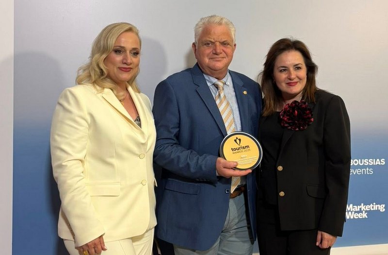Χρυσό Βραβείο για το Επιμελητήριο Μαγνησίας από τα Tourism Awards 2025