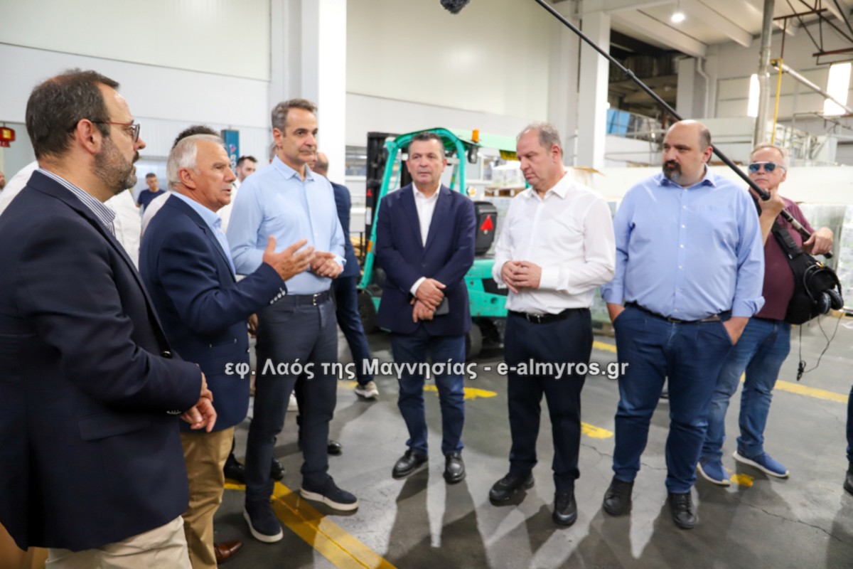 Η επίσκεψη του Πρωθυπουργού στην «Δήμητρα» Νέας Αγχιάλου