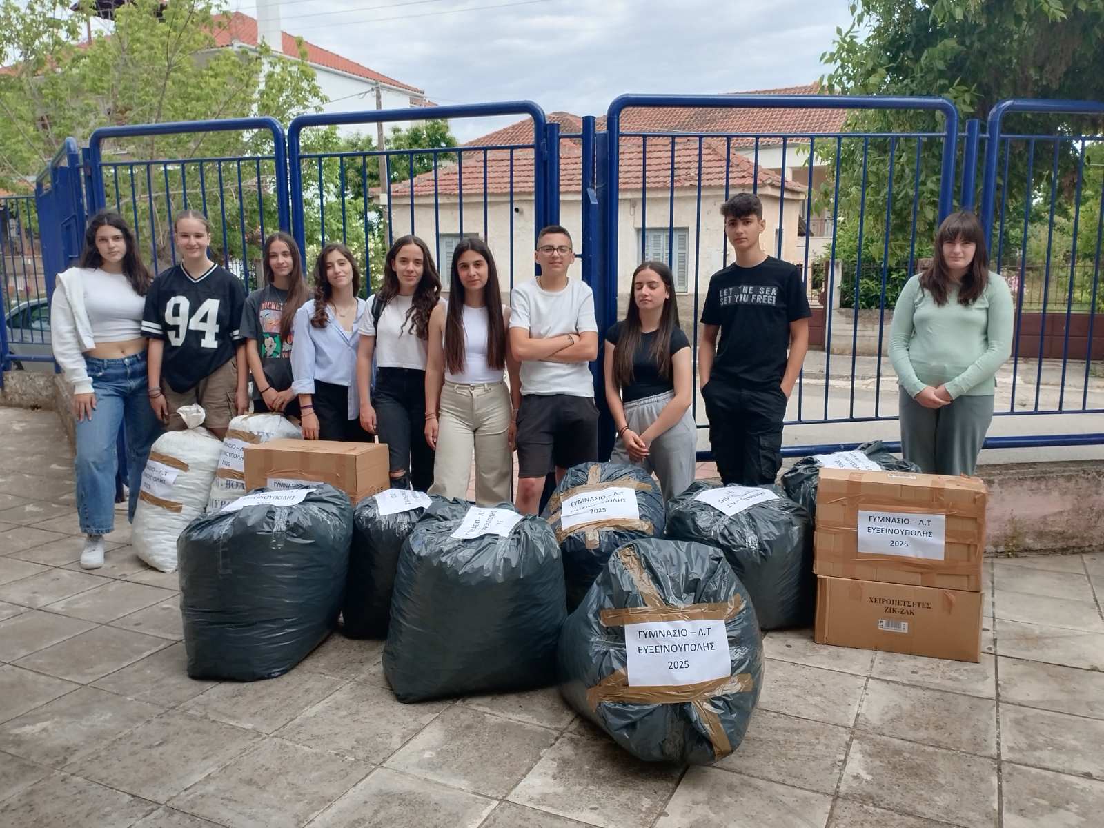 Ανακύκλωση με ανθρώπινο αποτύπωμα από τους μαθητές του Γυμνασίου-Λ.Τ. Ευξεινούπολης