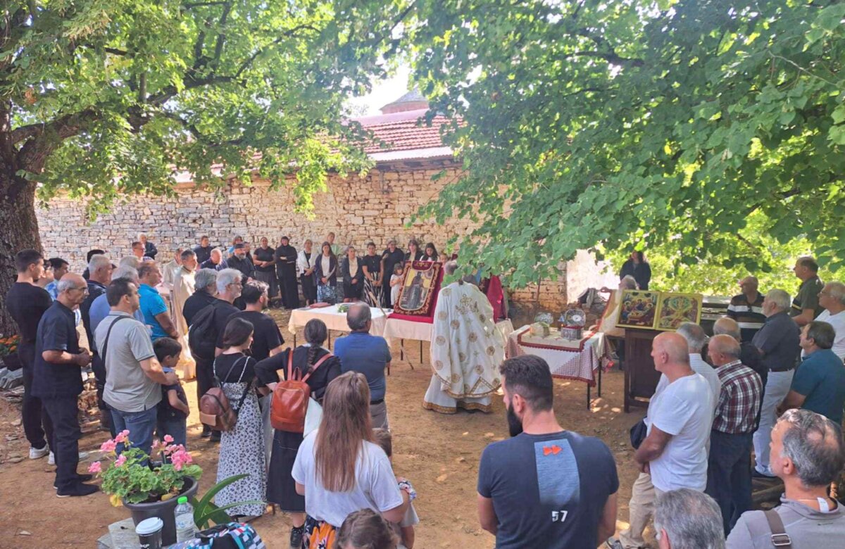 Εικόνες από τους εορτασμούς στην Ιερά Μονή Μεταμορφώσεως Σωτήρος Φλαμουρίου