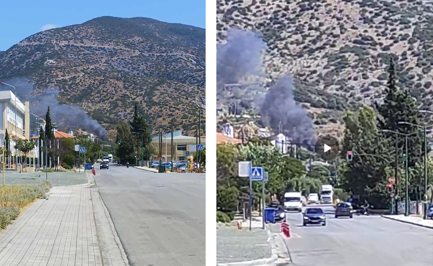 Μεγάλη κινητοποίηση της Πυροσβεστικής Υπηρεσίας για φωτιά στο Φυτόκο