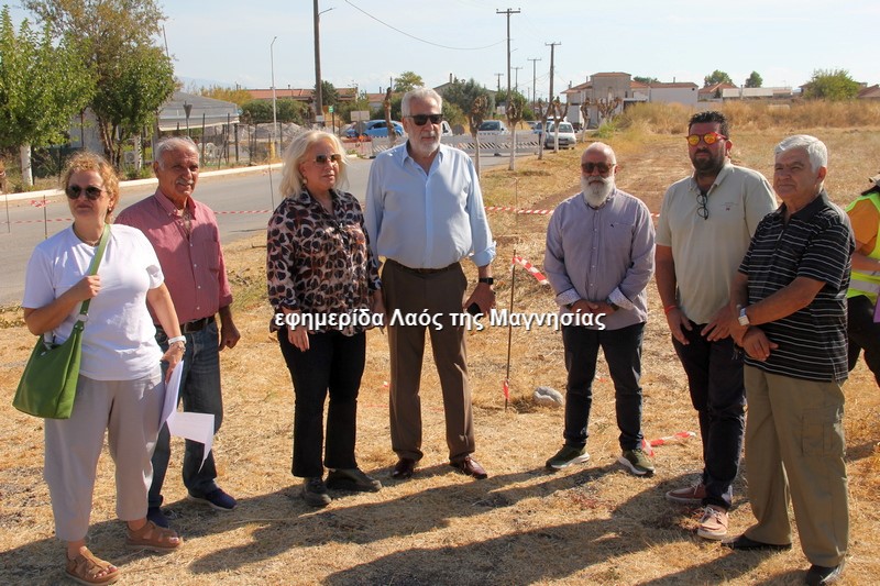 Έγινε η χάραξη του κόμβου στην είσοδο Ευξεινούπολης – Δηλώσεις Αντιπεριφερειάρχη και Δημάρχου