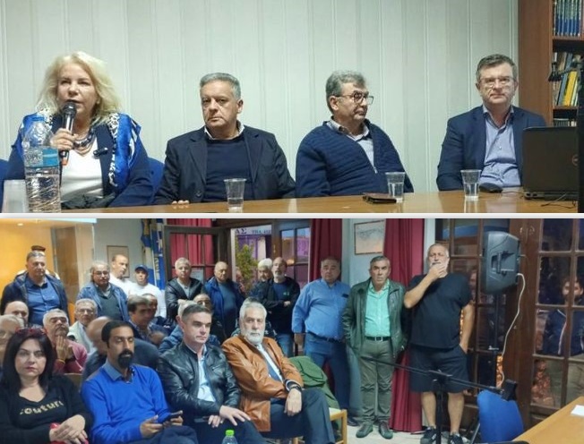 Πλήθος κόσμου παρακολούθησε την ενημερωτική εκδήλωση στον Πτελεό για την προστασία της ελαιοπαραγωγής