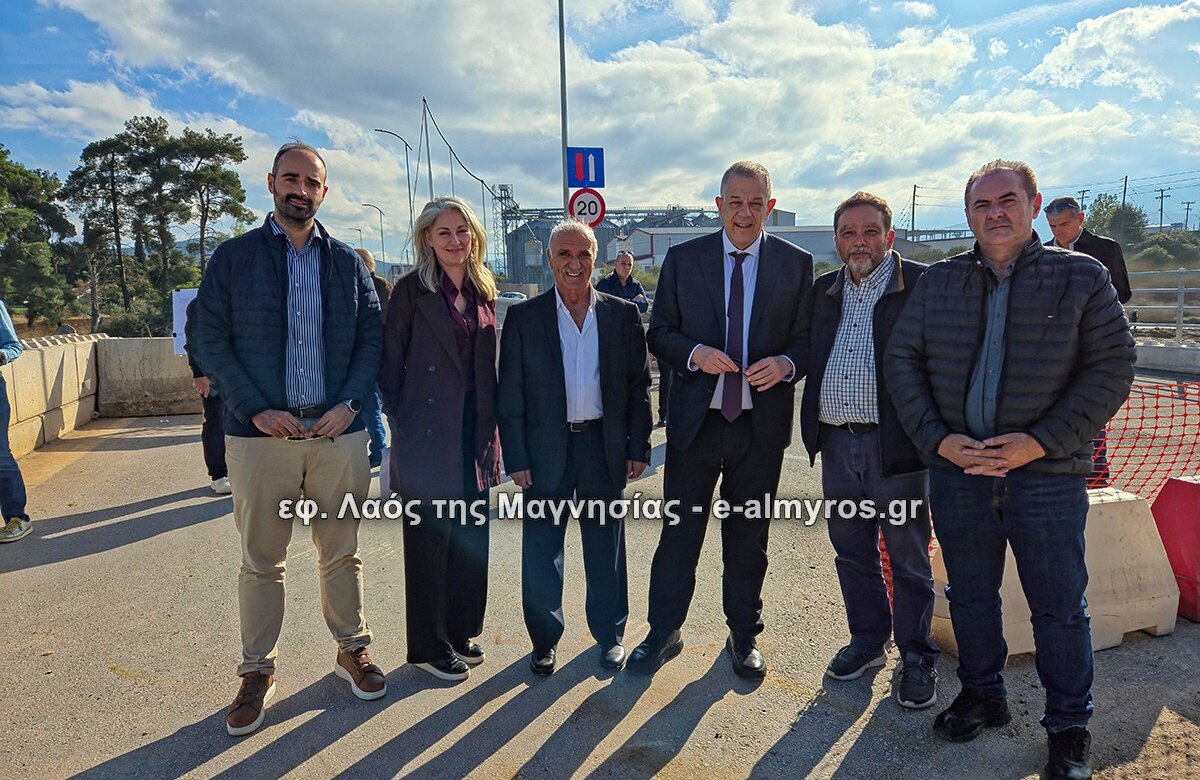 Νίκος Ταχιάος: «Εμβληματικό έργο η γέφυρα Ξηριά» – Γκρεμίστηκε το κατεστραμμένο τμήμα