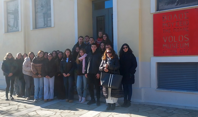 Επίσκεψη στο Μουσείο της Πόλης από μαθητές του ΓΕΛ Αλμυρού
