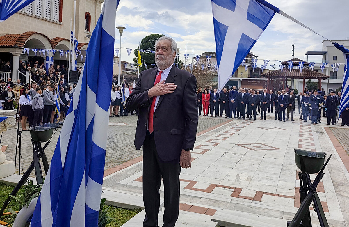 Μήνυμα Δημάρχου Αλμυρού κ. Εσερίδη για την 25η Μαρτίου