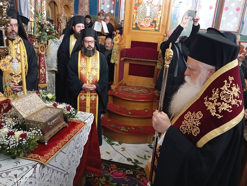 Λαμπρή υποδοχή του Ιερού Λειψάνου του Αγίου Δημητρίου στη Νέα Αγχίαλο