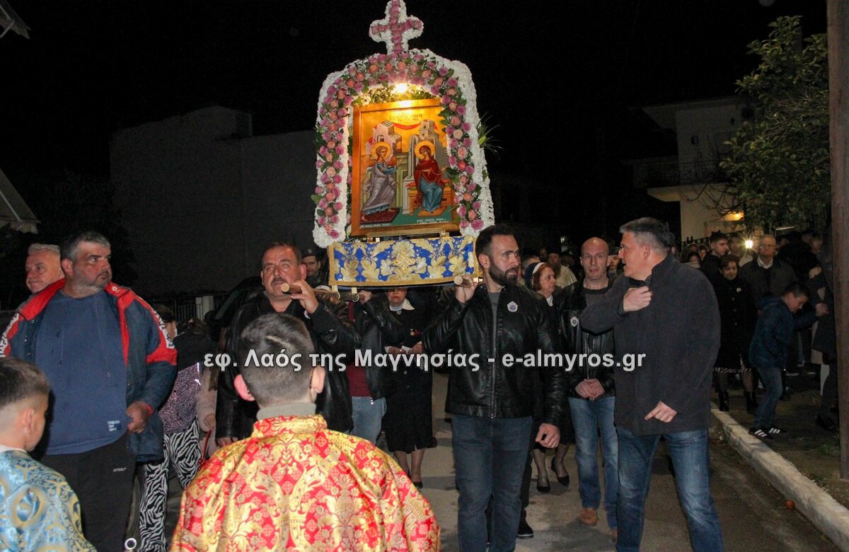 Φωτορεπορτάζ από τις λατρευτικές εκδηλώσεις στον Ιερό Ναό Ευαγγελισμού της Θεοτόκου Αλμυρού