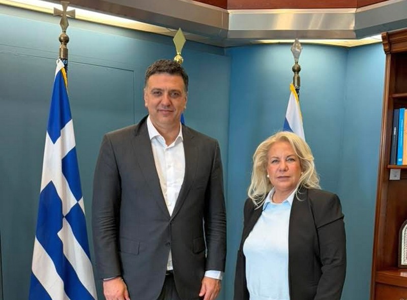 Συνάντηση της Αντιπεριφερειάρχη με τον Υπουργό Βασίλη Κικίλια