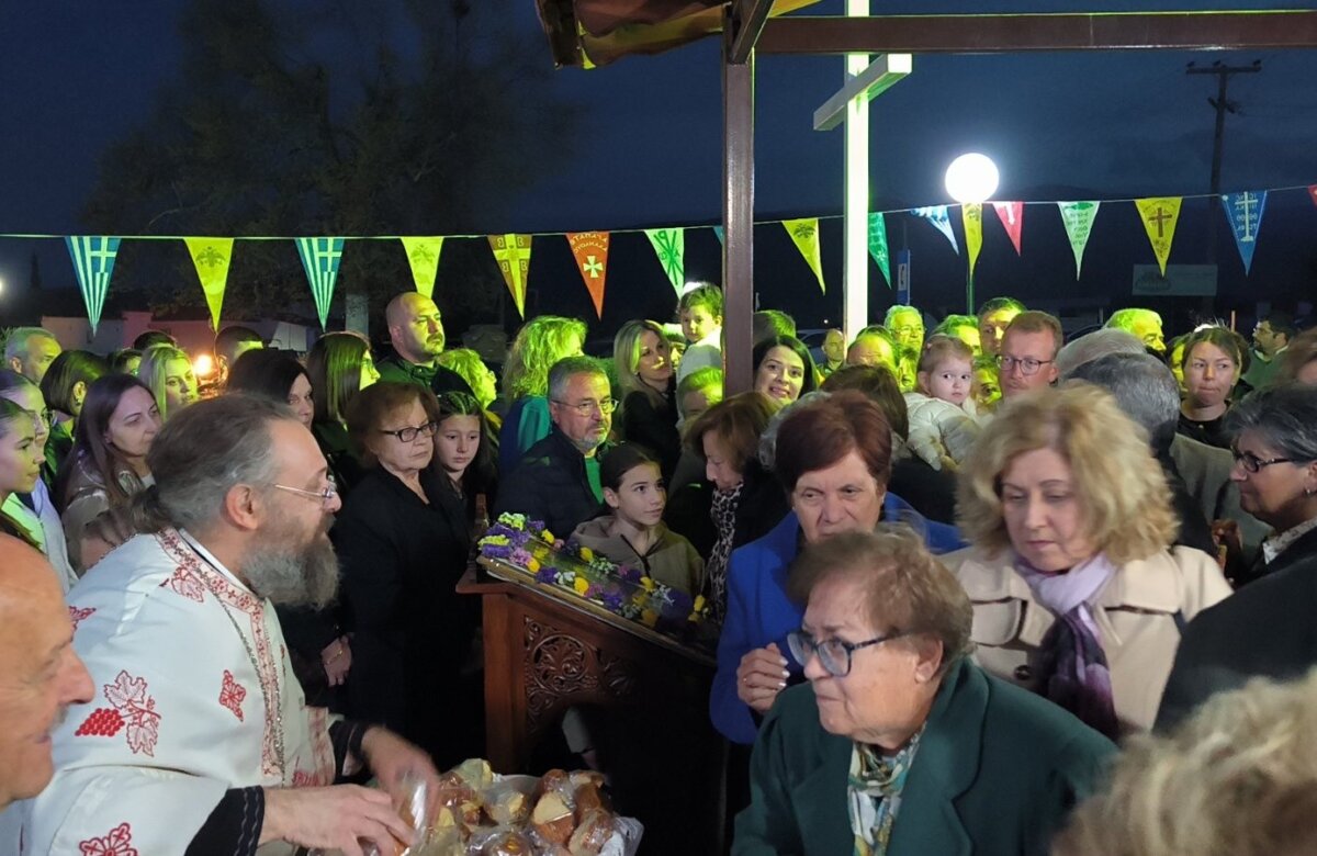 Πλήθος κόσμος στον εορτασμό του Αγίου Ραφαήλ στην Ευξεινούπολη