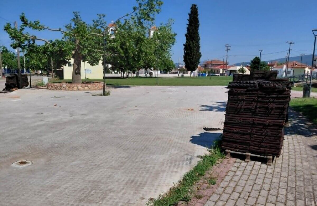 Σε εξέλιξη η ανακαίνιση της παιδικής χαράς στην Ευξεινούπολη
