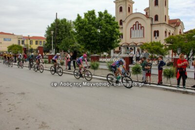 To πέρασμα του ΔΕΗ Tour of Hellas από τον Αλμυρό