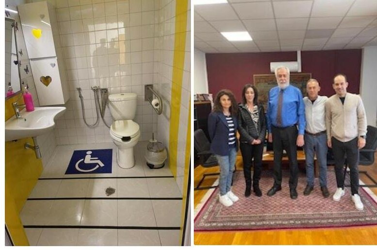 Κατασκευάστηκε τουαλέτα ΑμΕΑ στο 1ο ΕΠΑΛ Αλμυρού