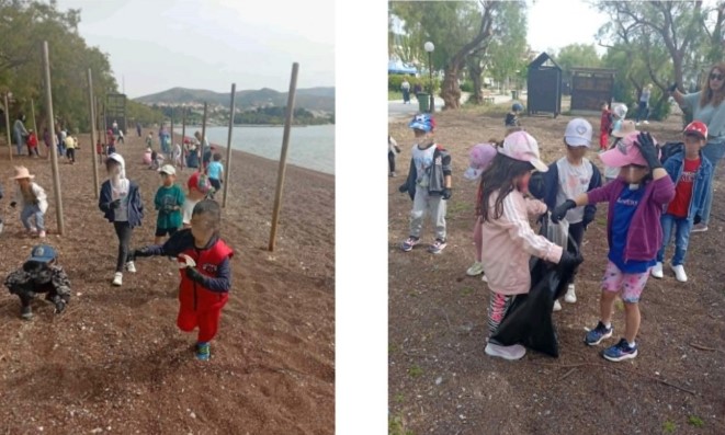 Δράση καθαρισμού ακτής από το 1ο Νηπιαγωγείο Ν. Αγχιάλου
