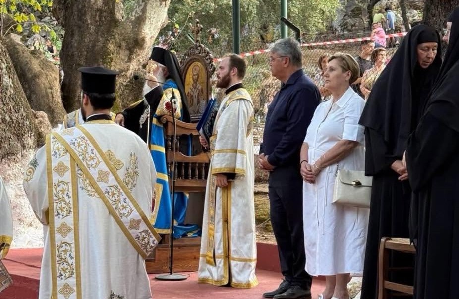 O Πρόεδρος της «Νίκης» Δημήτρης Νατσιός στην Κάτω Ξενιά και τον Αλμυρό