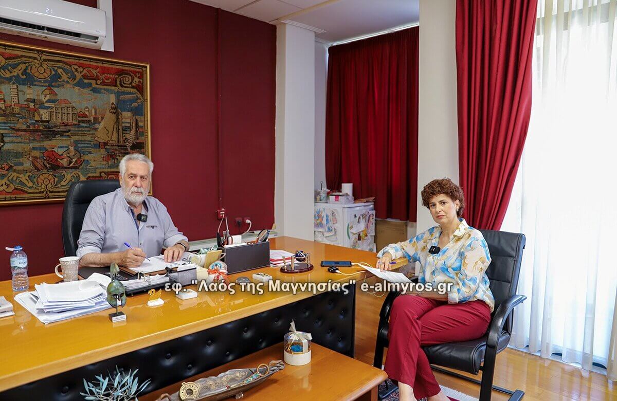 Συνέντευξη του Δημάρχου Αλμυρού κ. Δημήτρη K. Εσερίδη – Η δημοφιλία στο πρόσωπο του δημάρχου και της δημοτικής αρχής, ενοχλεί κάποιον που ενδεχομένως να αισθάνεται ενοχές γιατί αυτός δεν έκανε έργο.